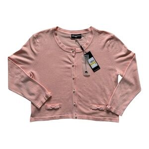 KARL LAGERFELD | NWT Pink Cardigan Sweater Sz M